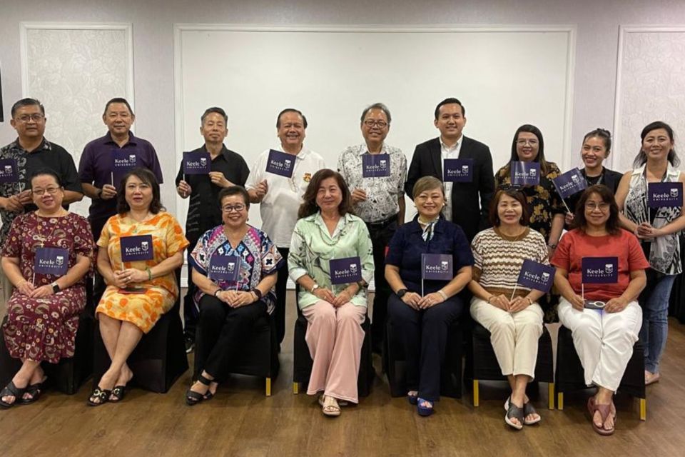 Alumni pictured at the Sabah Keele Day event